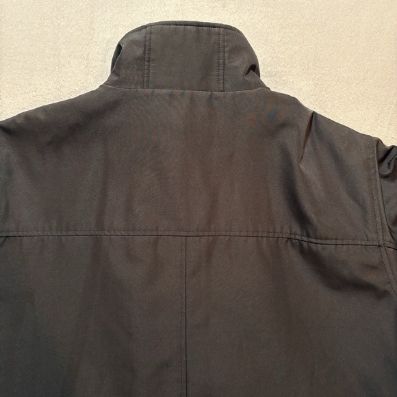 London Fog Men's XL Black Quilted Lined Full Zip Jacket H20 Resistant Outerwear - Picture 12 of 14